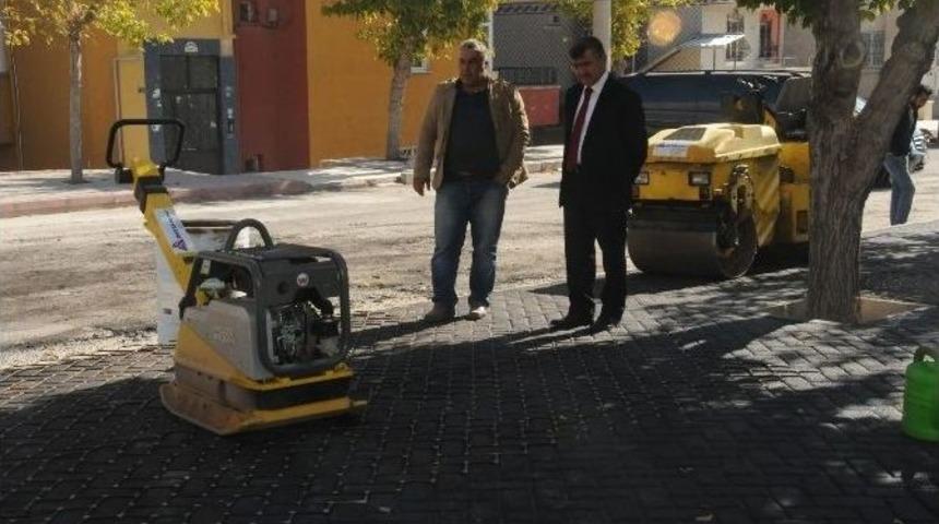 Niğde Belediyesi&rsquo;nden Renkli Kaldırım &Ccedil;alışması