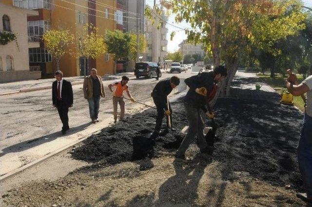 Niğde Belediyesi’nden Renkli Kaldırım Çalışması