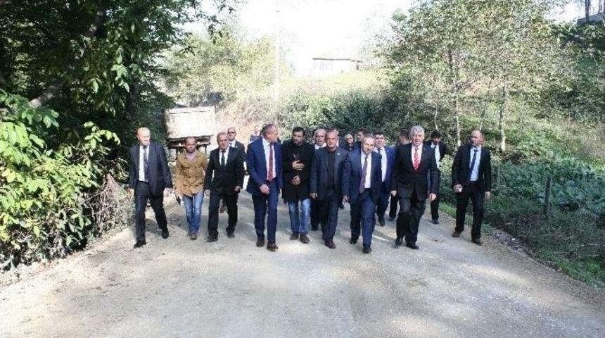 Samandere Şelale Yolu Asfalta Kavuşuyor