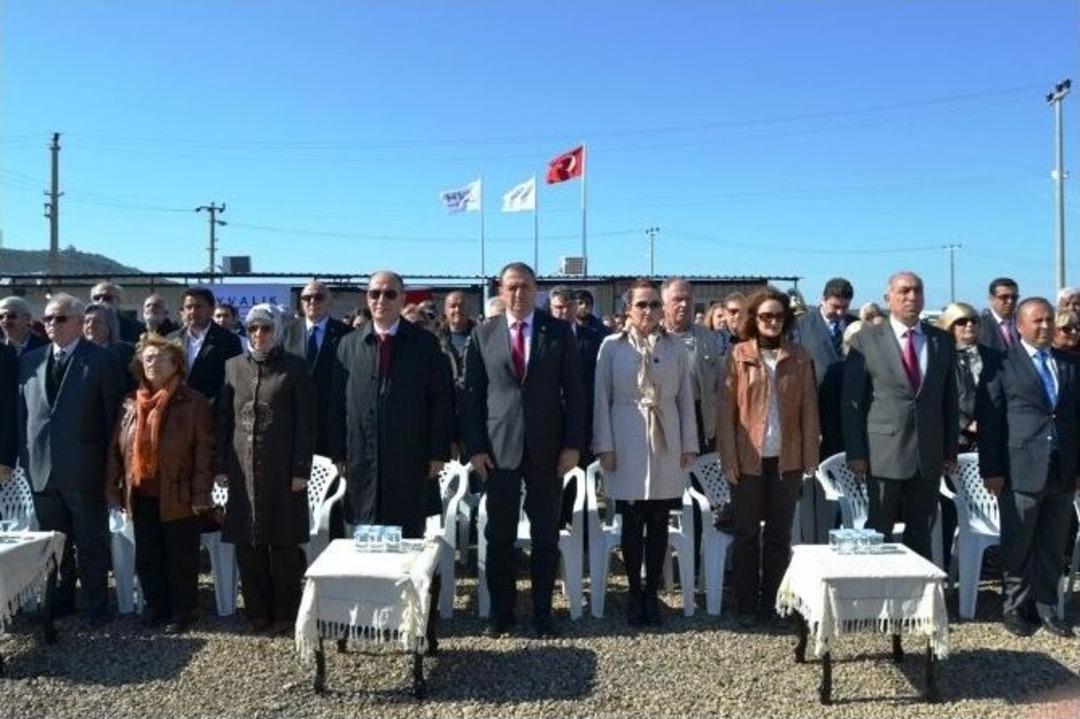Ayvalık K&uuml;lt&uuml;r Merkezi&rsquo;nin Temel Atma T&ouml;reni Ger&ccedil;ekleşti
