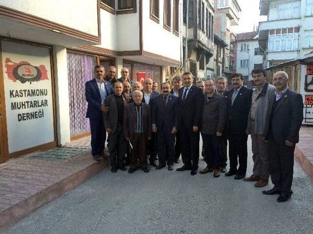 Emin Çınar, Kastamonu’da Ziyaretlerde Bulundu