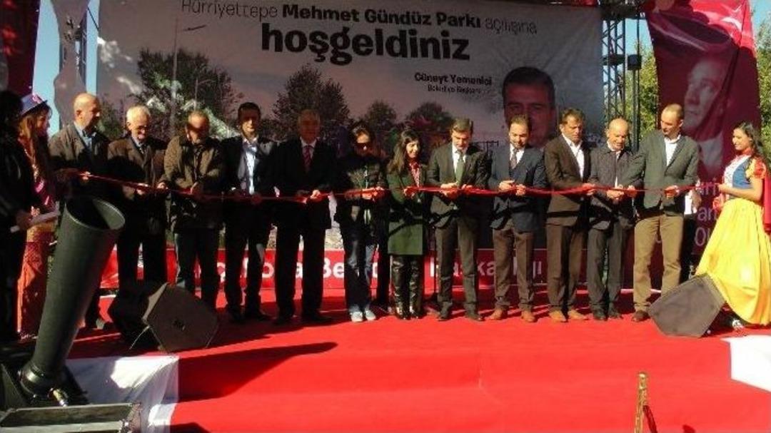 H&uuml;rriyettepe Mehmet G&uuml;nd&uuml;z Parkının A&ccedil;ılışı Ger&ccedil;ekleşti