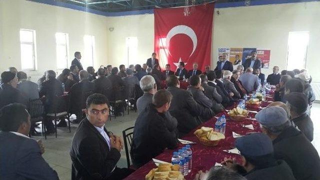 Ak Parti Milletvekili Adaylarına Arpaçay Ve Akyaka Muhtarlarından Destek