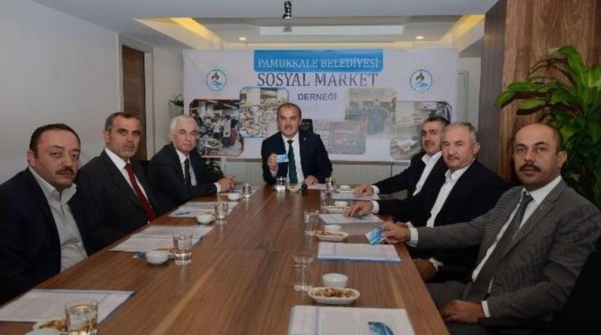 Pamukkale Belediyesi&rsquo;nden Sosyal Market