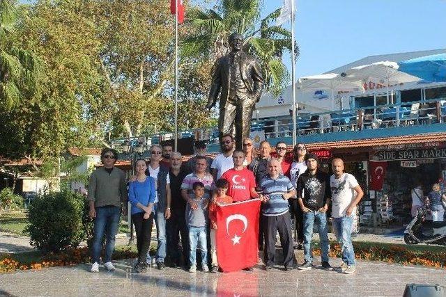 Manavgat Caddeleri Vosvoslarla Renklendi