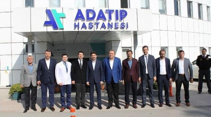 Ak Parti Genel Başkan Yardımcısı &Uuml;st&uuml;n, &Ouml;zel Adatıp Hastanesi&rsquo;ni Ziyaret Etti