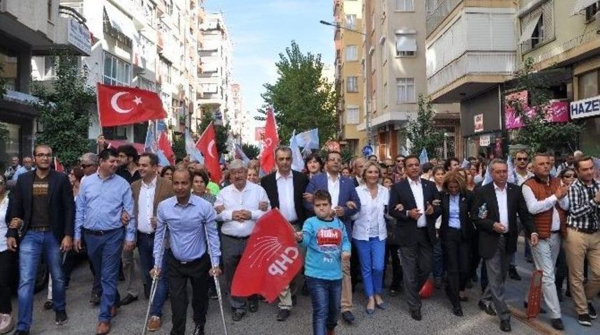 Chp Antalya&rsquo;dan İktidara Y&uuml;r&uuml;y&uuml;ş Mitingi