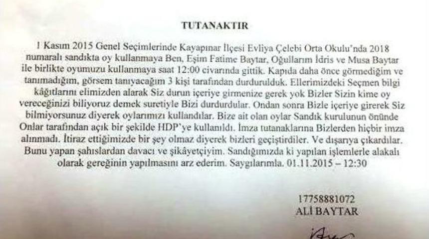 Diyarbakır&rsquo;da Se&ccedil;men Adına Zorla Oy Kullandıkları İddiası