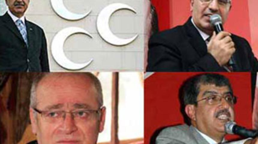 Kaseti &ccedil;ıkan MHP'liler &uuml;lkeyi terk etti