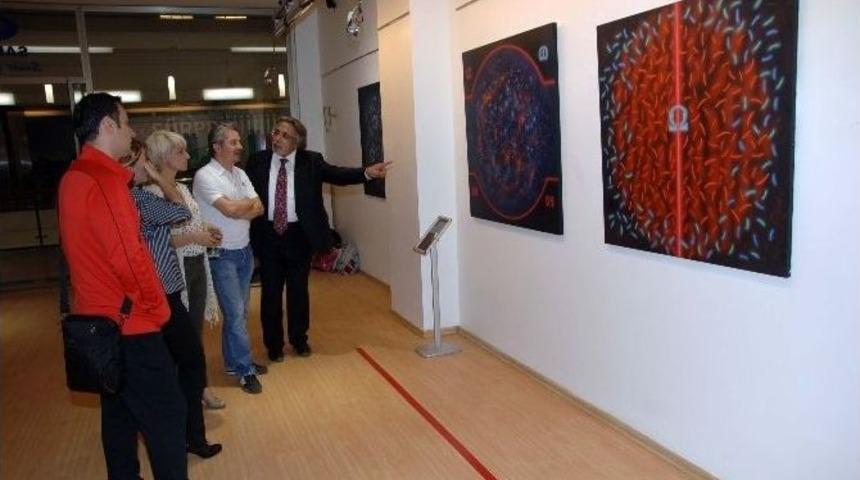 Ressam Mustafa Altıntaş&rsquo;ın Sergisi B&uuml;y&uuml;k İlgi G&ouml;rd&uuml;