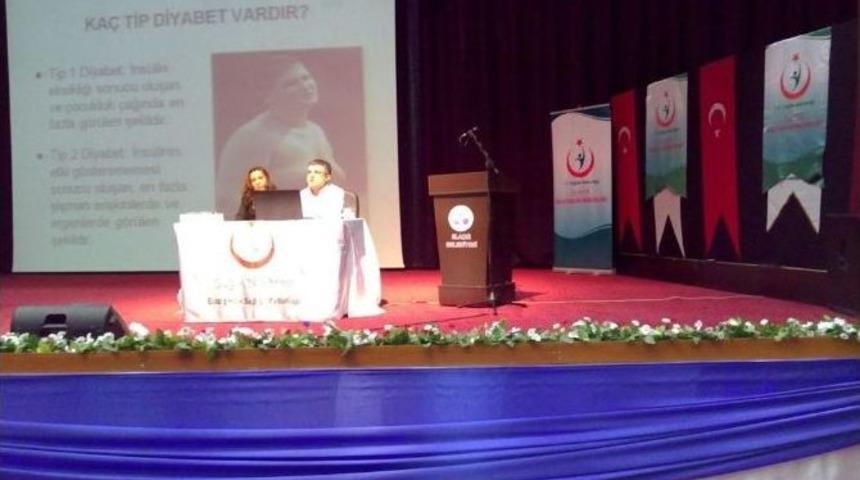 Elazığ&rsquo;da Diyabet Farkındalık Eğitimi Verildi