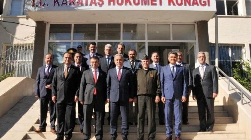 Vali B&uuml;y&uuml;k&rsquo;ten Karataş&rsquo;a Ziyaret