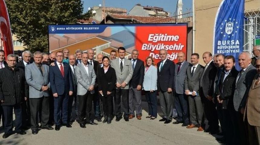 Elmasbah&ccedil;eler Ortaokulu B&uuml;y&uuml;kşehir İle Yenileniyor