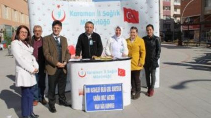 Karaman&rsquo;da Organ Bağışı Standı
