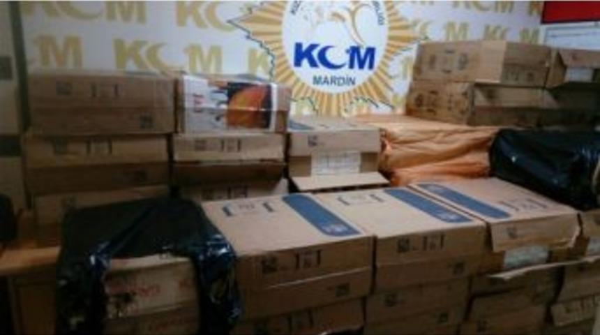 Mardin&rsquo;de 160 Bin Paket Ka&ccedil;ak Sigara Ele Ge&ccedil;irildi