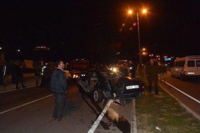 Sinop’ta Trafik Kazası: 1 Ölü, 2 Yaralı