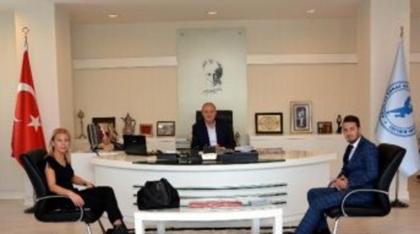 Anfaş Fuar Direkt&ouml;r&uuml;nden Başkan Sevim&ccedil;ok&rsquo;a Ziyaret