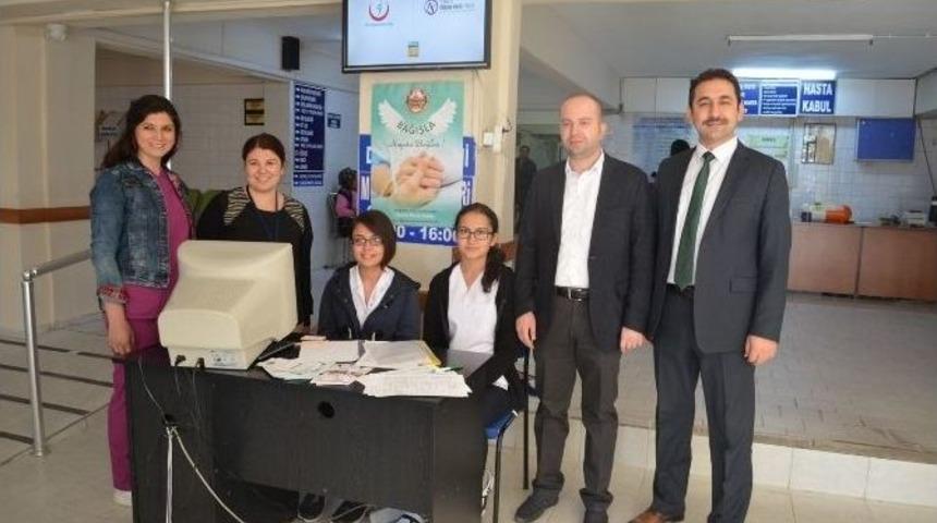 Kula Devlet Hastanesi&rsquo;nde Organ Bağış Standı A&ccedil;ıldı