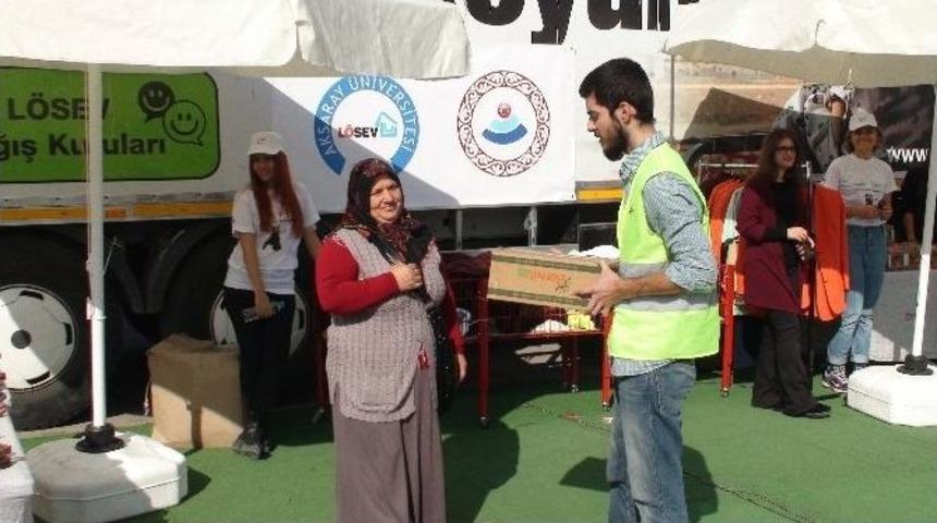 Lösev’in Yardım Tırı Aksaray’da