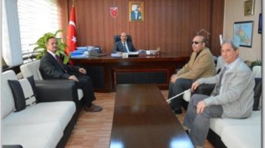 Şehit Ve Gazi Aileleri Derneği&rsquo;nden Genel Sekreter Bolat&rsquo;a Ziyaret