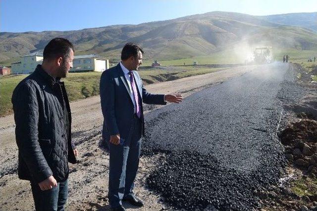 Muş Kayak Merkezi’nin Yolu Asfaltlandı