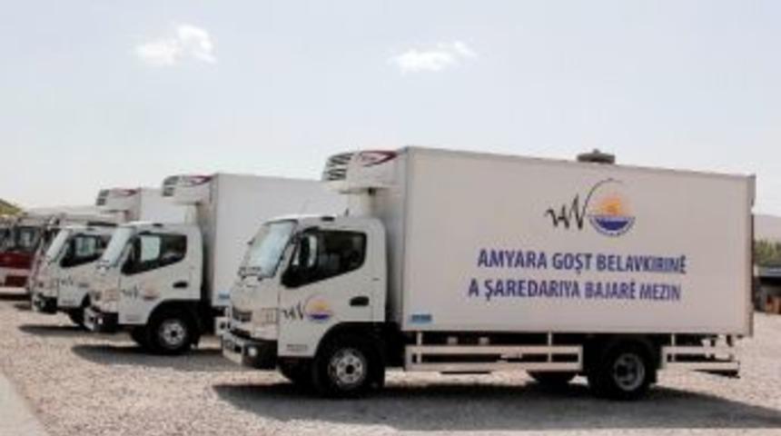 B&uuml;y&uuml;kşehir Belediyesi Yeni Et Dağıtım Ara&ccedil;ları Aldı