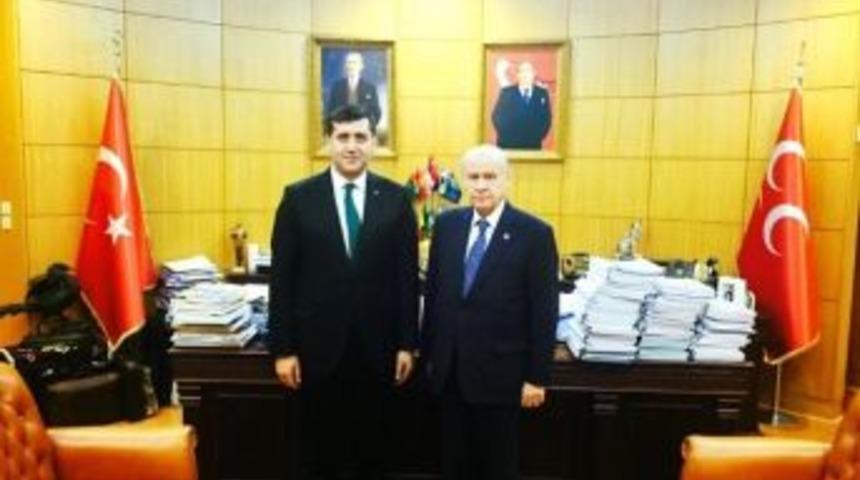 Mhp İl Başkanı Baki Ersoy, Mhp Genel Başkanı Devlet Bah&ccedil;eli&rsquo;yi Ziyaret Etti
