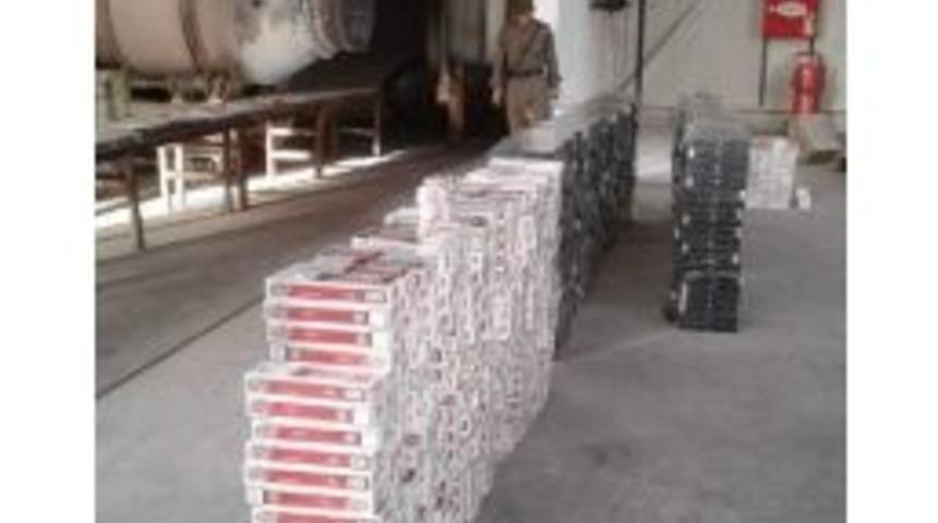 Nevşehir’de 36 Bin 546 Paket Kaçak Sigara İmha Edildi