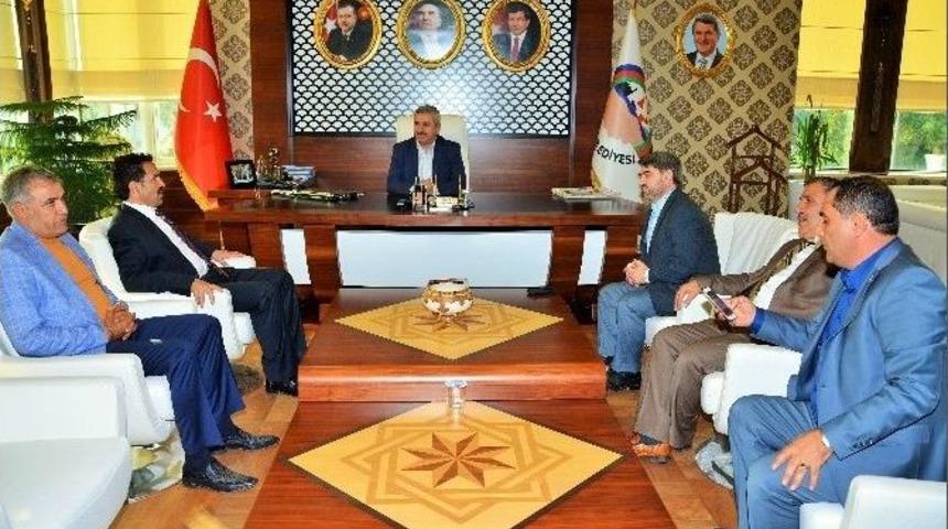 Başkan Baran Kocaeli Milletvekili Cemil Yaman&rsquo;ı Ağırladı