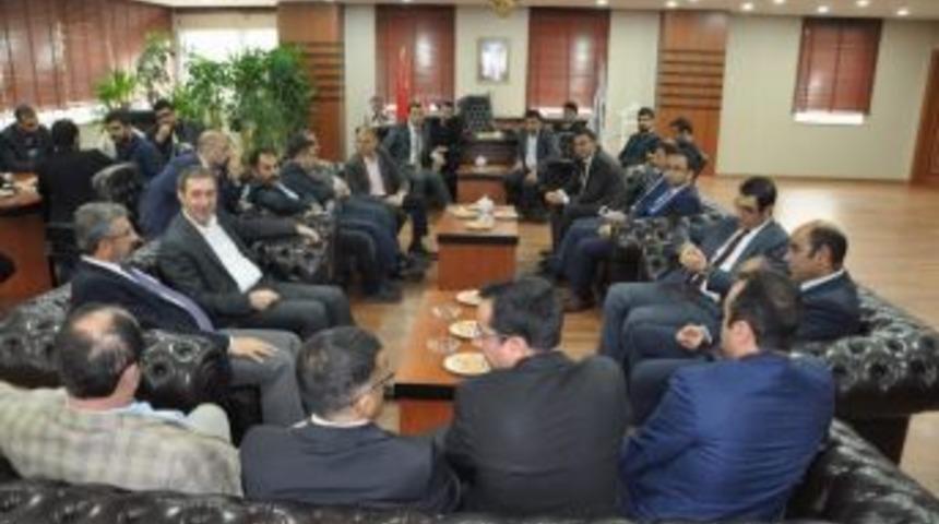 B&ouml;lge Baroları Siirt Belediyesini Ziyaret Etti