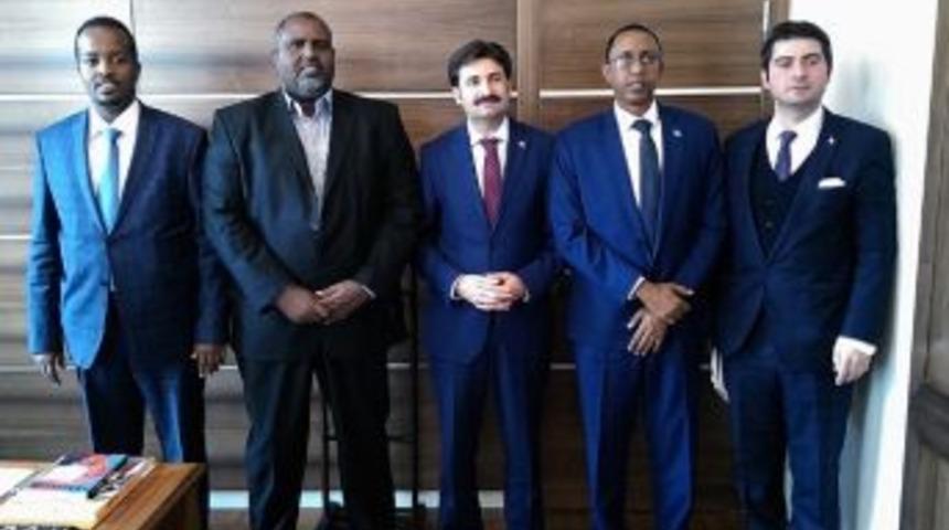 Ak Parti Genel Başkan Yardımcısı &Uuml;st&uuml;n, Somali Enerji Ve Tabi Kaynaklar Bakanı İle Bir Araya Geldi