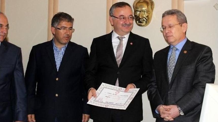 Ak Parti Ve Mhp&rsquo;li Vekiller Mazbatalarını Aldı