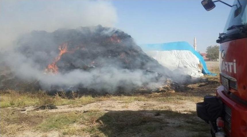 Kulu&rsquo;da Saman Yangını