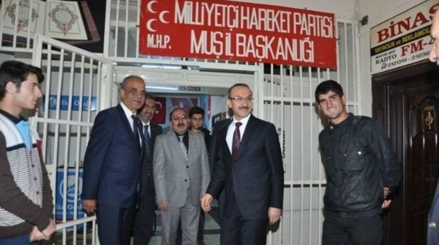Vali Yavuz&rsquo;dan Siyasi Partilere Ziyaret