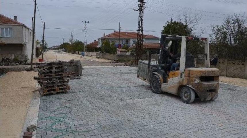 Ergene&rsquo;de Yol &Ccedil;alışmaları Son S&uuml;rat Devam Ediyor