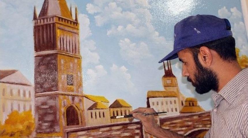 Suriyeli Ressamın Eserleri B&uuml;y&uuml;k Beğeni Topluyor