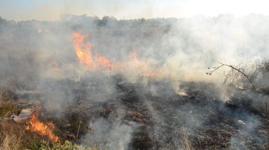Eskişehir&rsquo;de Ot Yangını