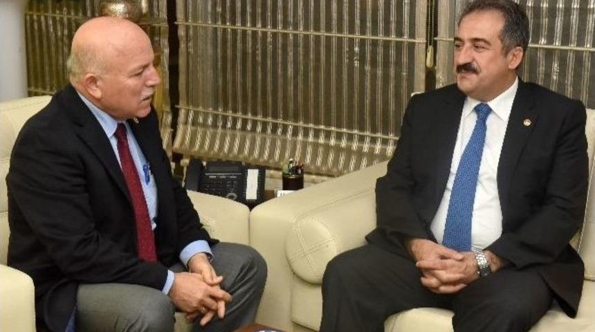 Sayıştay Başkanı Akyel, Başkan Sekmen&rsquo;i Ziyaret Etti