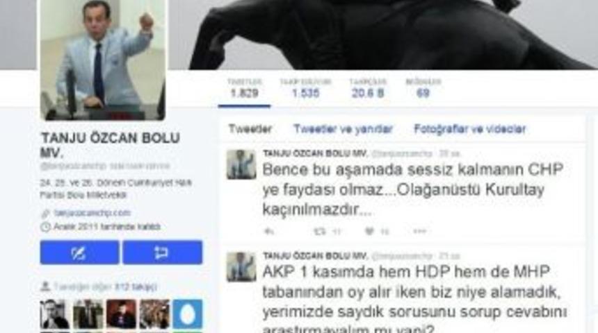 Chp Bolu Milletvekili &Ouml;zcan&rsquo;dan Kurultay &Ccedil;ağrısı