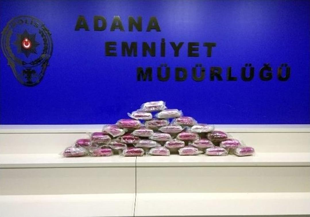 Adana&rsquo;da 31 Kilo 450 Gram Eroin Ele Ge&ccedil;irildi