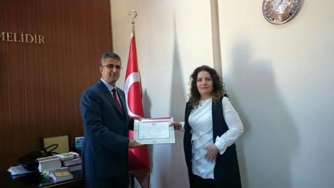 Mhp Erzurum Milletvekili Prof. Dr. Kamil Aydın, Mazbatasını Aldı