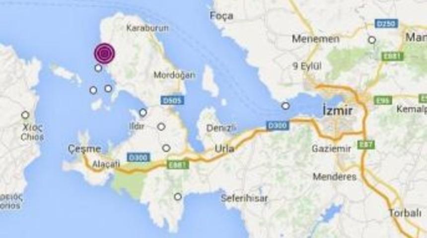 İzmir&rsquo;de Deprem