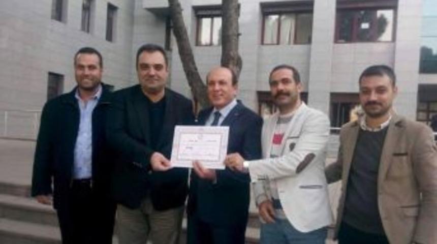 Mhp&rsquo;li Ok Mazbatasını Aldı