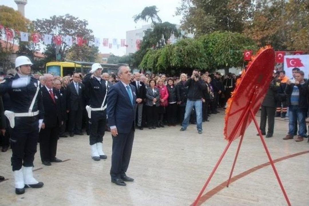 Mustafa Kemal Atat&uuml;rk, &Ouml;l&uuml;m&uuml;n&uuml;n 77. Yılında Tekirdağ&rsquo;da Anıldı