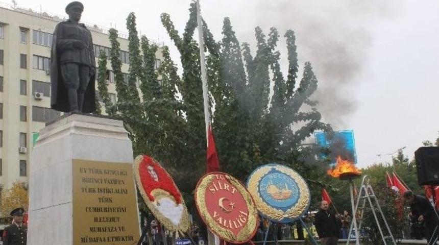 Siirt&rsquo;te 10 Kasım Atat&uuml;rk&rsquo;&uuml; Anma Programı D&uuml;zenlendi