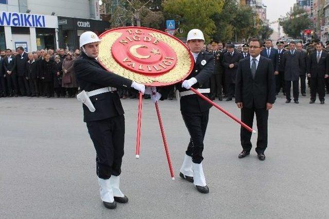 Niğde’de 10 Kasım Töreni Yapıldı