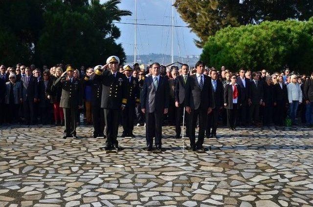 Foça Ve Bayraklı’da Ulu Önder Gözyaşlarıyla Anıldı