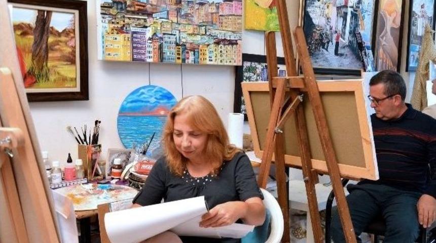 Mudanya&rsquo;da &ldquo;resim&rdquo; Dostluğu