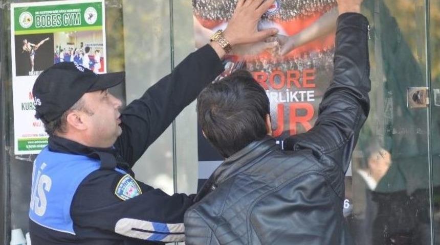 Polis Ve &Ouml;ğrenciler Halkı Bilgilendiriyor