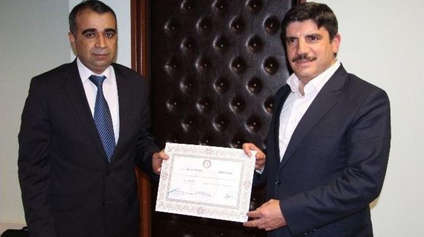 Ak Parti Milletvekili Aktay Mazbatasını Aldı